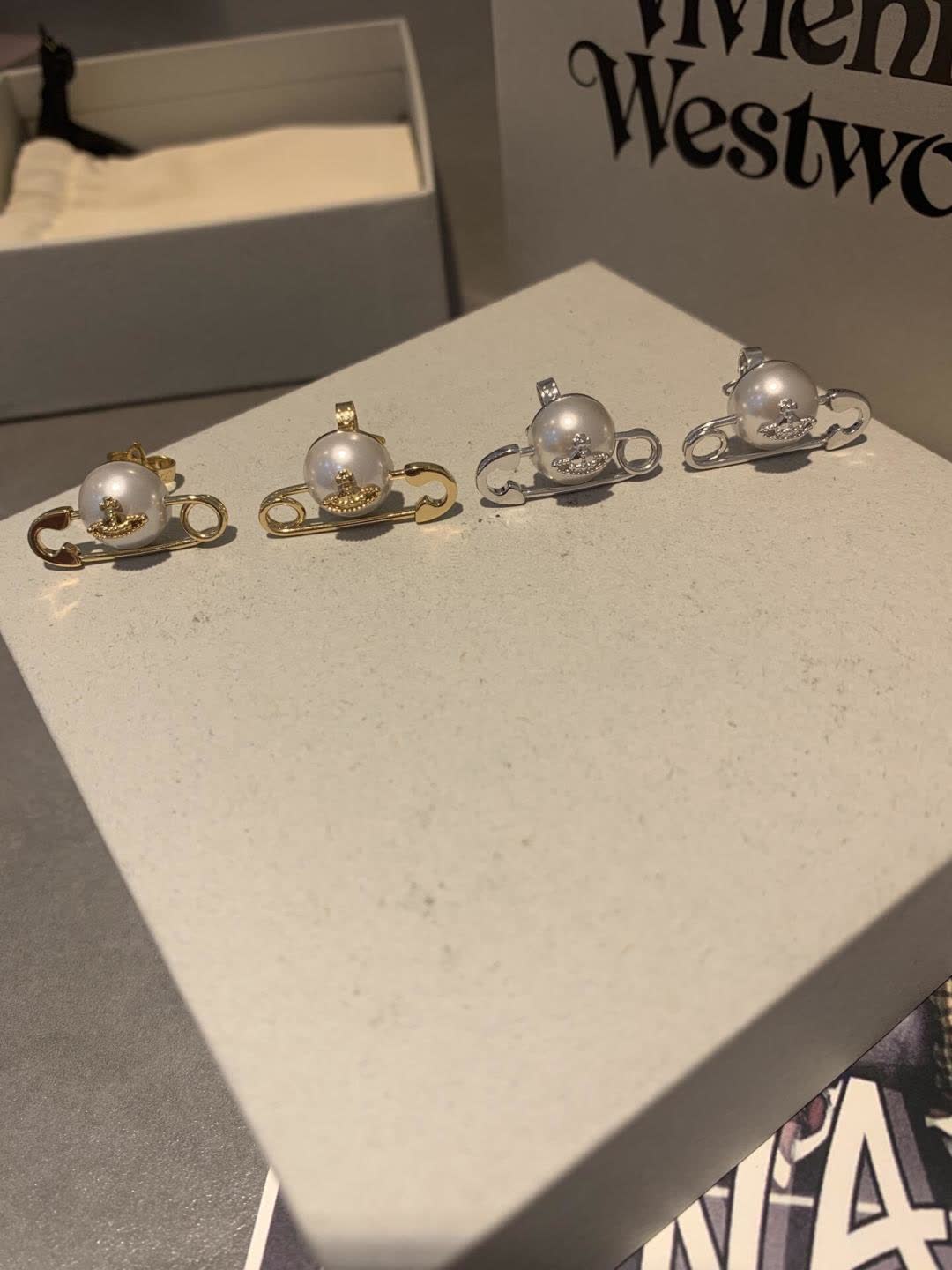 Vivienne Westwood Pearl Brooches